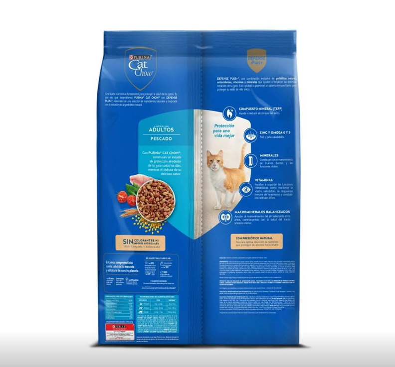 CAT CHOW ADULTOPESCADO Prebioticos 1,5KG - Image 2