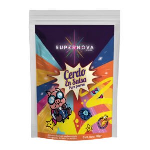 SUPERNOVA BY PIXIE CERDO EN SALSA PARA PERROS 100GR