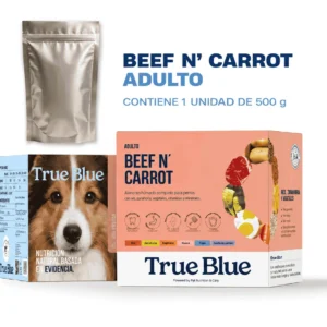 Alimento Húmedo True Blue Beef Carrot Perro Adulto 500gr