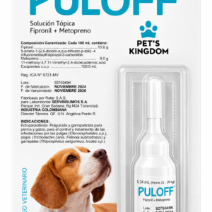 Puloff Antiparasitario externo para Perros de Amplio Expectro 11-20kg