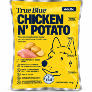 Alimento húmedo True Blue Chicken N Rice Perro Adulto 500gr