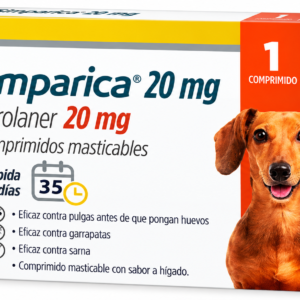 Desparasitante Externo Perro Simparica 20 mg (5-10) Kg 1 Tableta