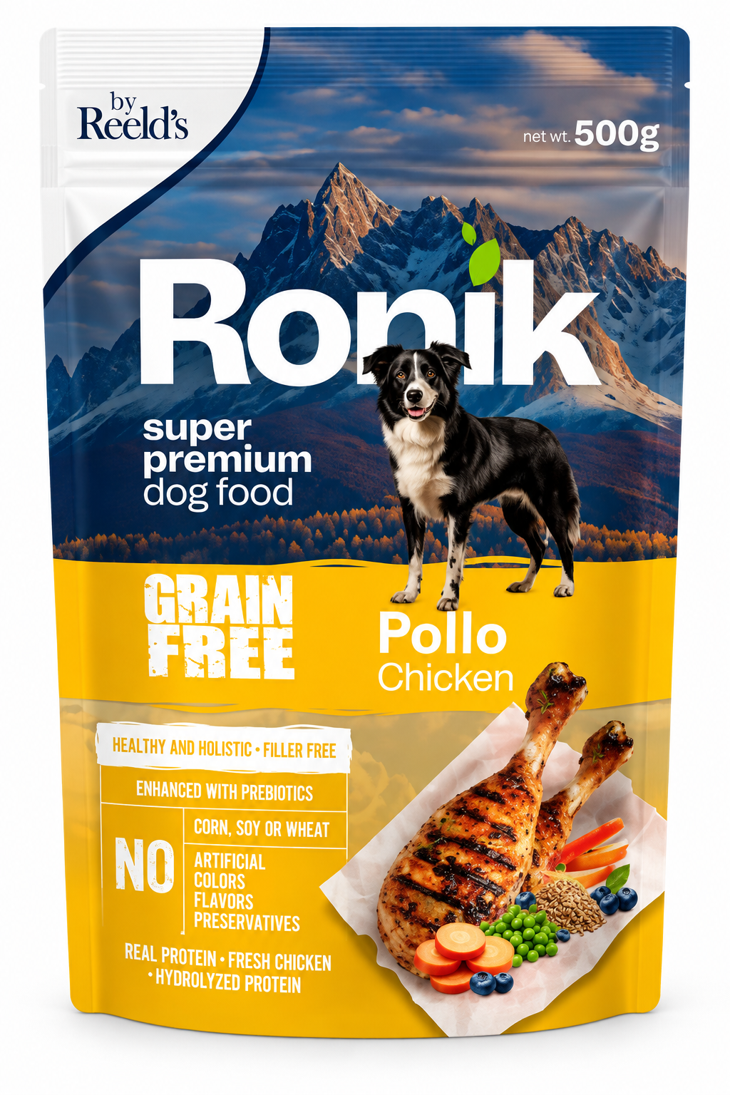 Ronik Alimento Humedo para perro Pollo 500g