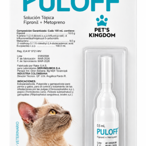 Puloff Antiparasitario externo para gatos de Amplio Expectro 0,5ml