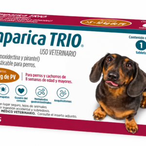 Desparasitante Interno Y Externo Perro Simparica Trio 5 - 10kg