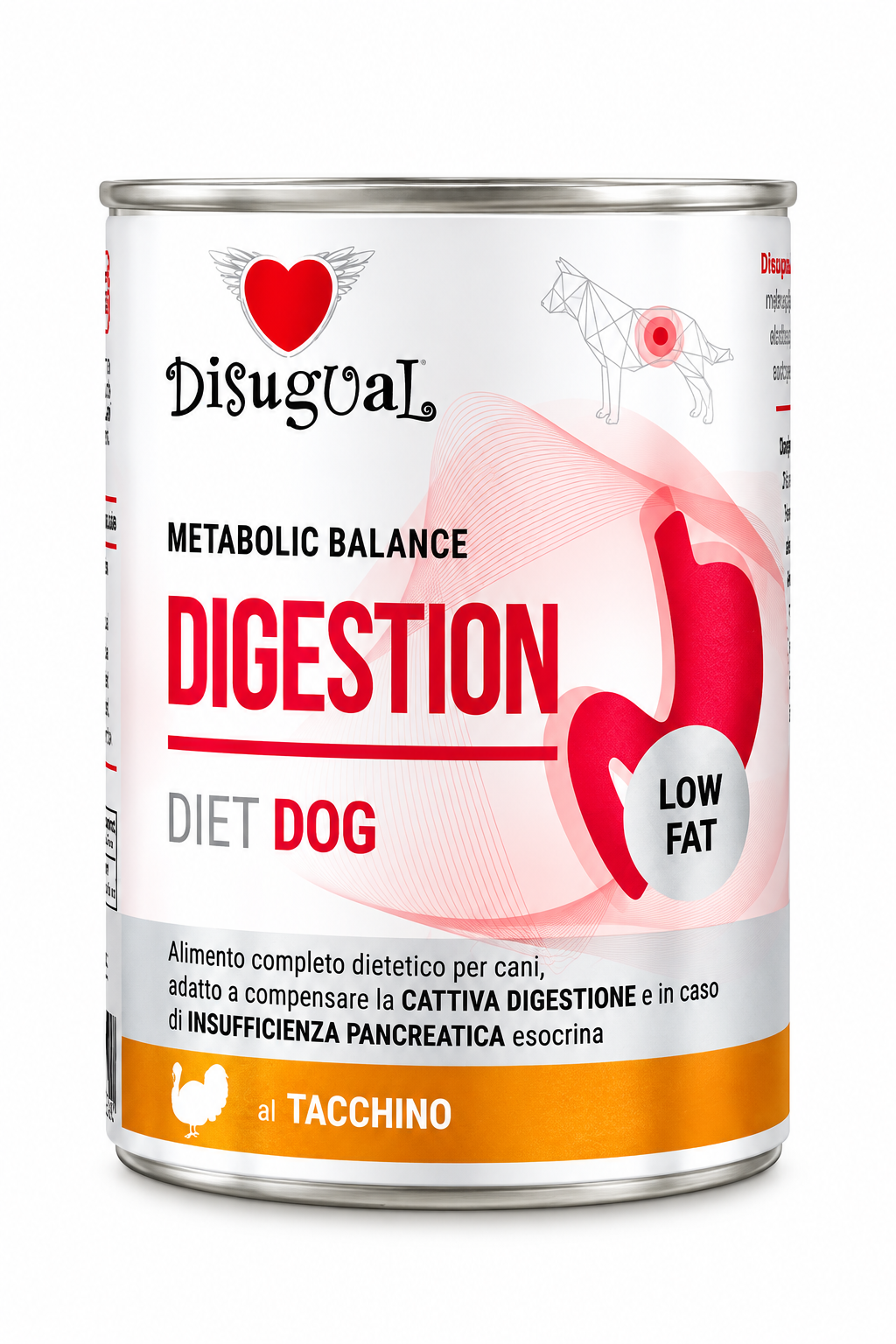 DISUGUAL DOG DIGESTION LOW FAT DIET PAVO 400 GR