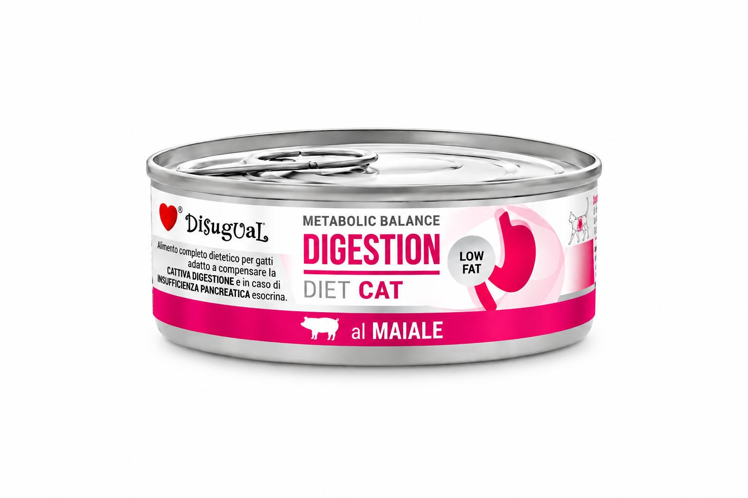 DISUGUAL CAT DIGESTION LOW FAT DIET CERDO 85 GR