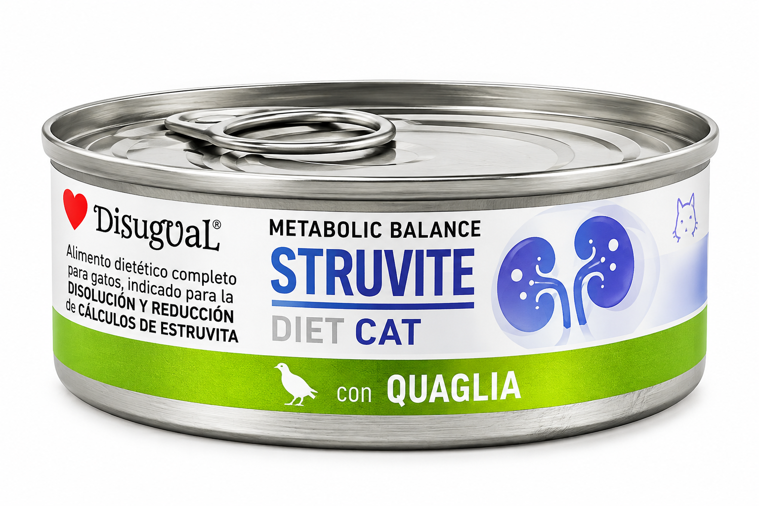Disugual cat struvite con codorniz 85g
