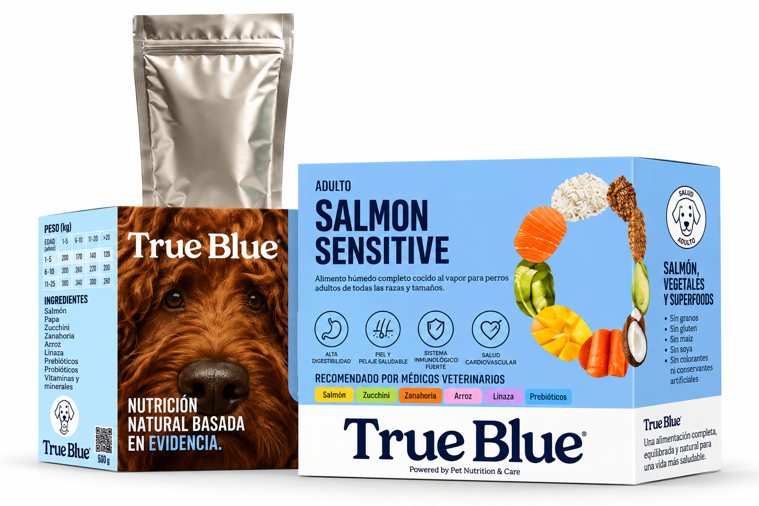 Alimento húmedo True Blue Salmon Sensitive Perro Adulto 500gr