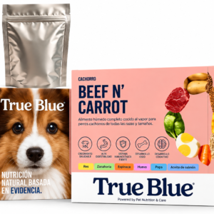 ALIMENTO HUMEDO TRUE BLUE CHICKEN CARROT CACHORRO 500GR