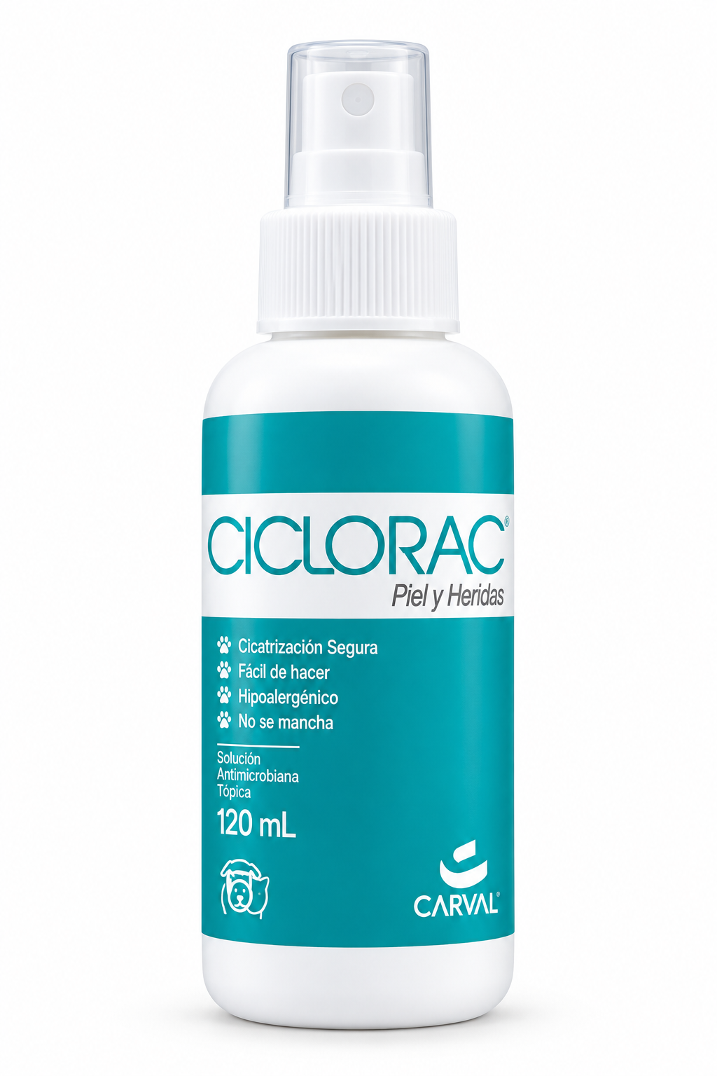 Ciclorac Antiséptico para Perro y Gato 120ML